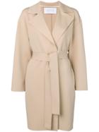 Harris Wharf London Double-breasted Trench Coat - Neutrals