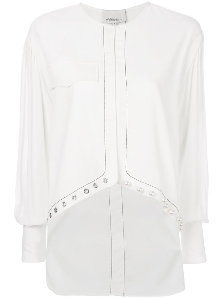 3.1 Phillip Lim Pearl-embellished Shirt - White