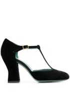 Paola D'arcano Round-toe Pumps - Black