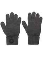 Dsquared2 Classic Ribbed Gloves - Grey
