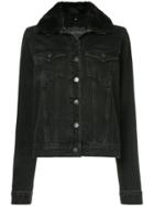 Nobody Denim Fleur Jacket (faux Collar) Plush - Black