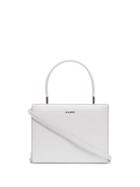 Jil Sander Top Handle Box Bag - White