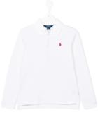 Ralph Lauren Kids Long Sleeve Polo Shirt, Girl's, Size: 14 Yrs, White