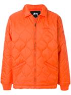 Stussy Quilted Jacket - Yellow & Orange