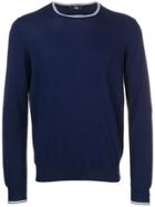 Fay Long-sleeve Fitted Sweater - Blue