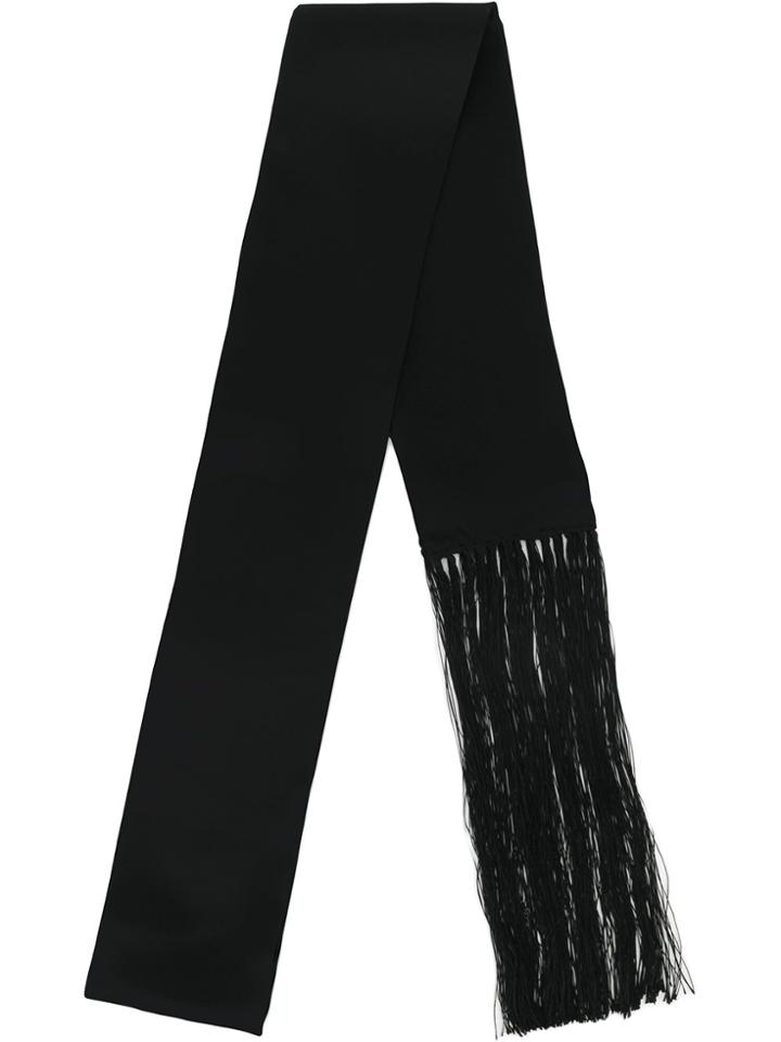 Dsquared2 Tassel-trimmed Scarf - Black