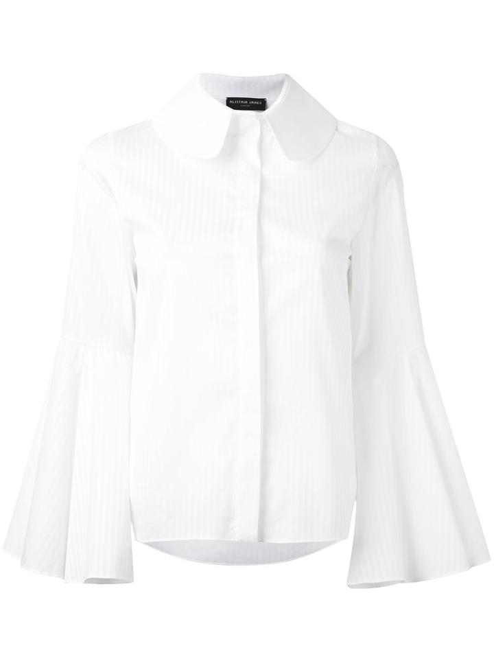 Alistair James - Darling Bell Sleeve Shirt - Women - Cotton - 12, White, Cotton