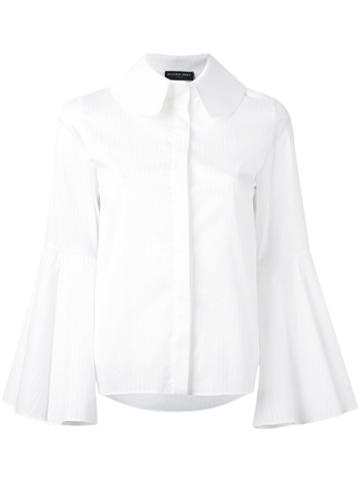 Alistair James - Darling Bell Sleeve Shirt - Women - Cotton - 12, White, Cotton