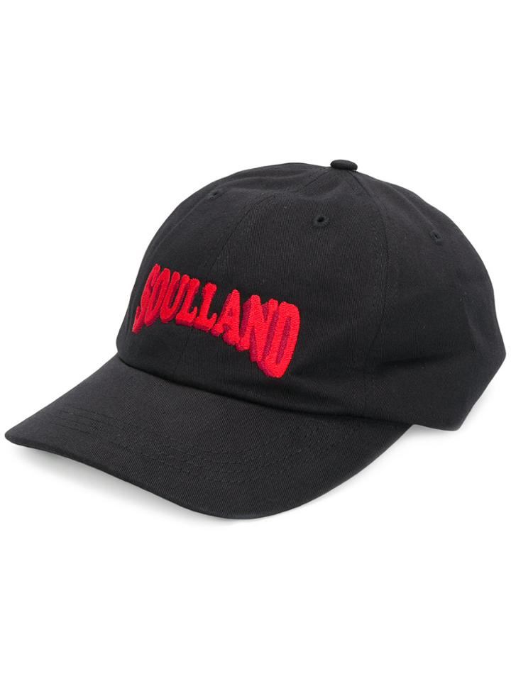 Soulland Logo Patch Cap - Black