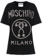 Moschino Studded Question Mark T-shirt - Black