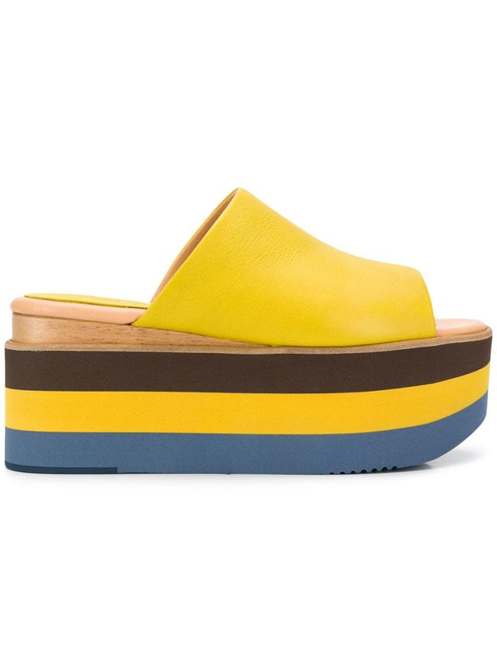 Paloma Barceló Aiko Platform Sandal - Yellow