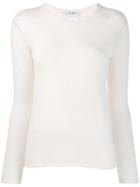 Max Mara Round Neck Top - White