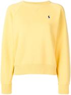 Polo Ralph Lauren Embroidered Logo Sweatshirt - Yellow