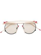 Henrik Vibskov Matchstick Sunglasses - Nude & Neutrals