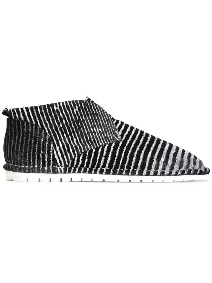Marsèll Striped Slip-on Sneakers - Black