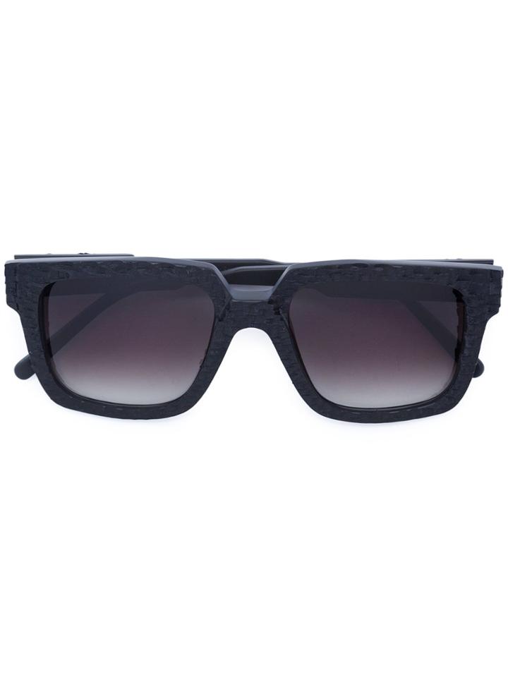 Kuboraum Square Frame Sunglasses - Black