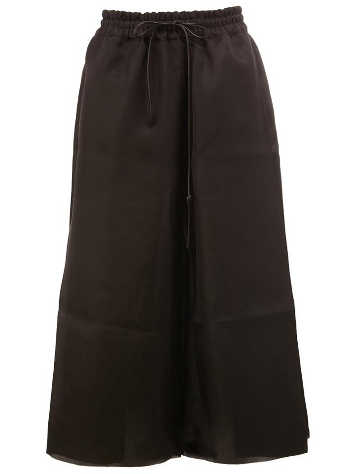 Toogood 'the Boxer' Cropped Trousers, Women's, Size: 1, Black, Silk