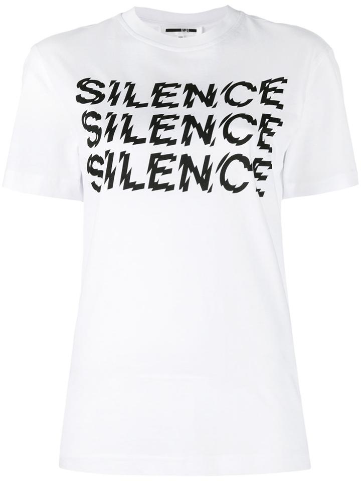 Mcq Alexander Mcqueen Silence T-shirt - White