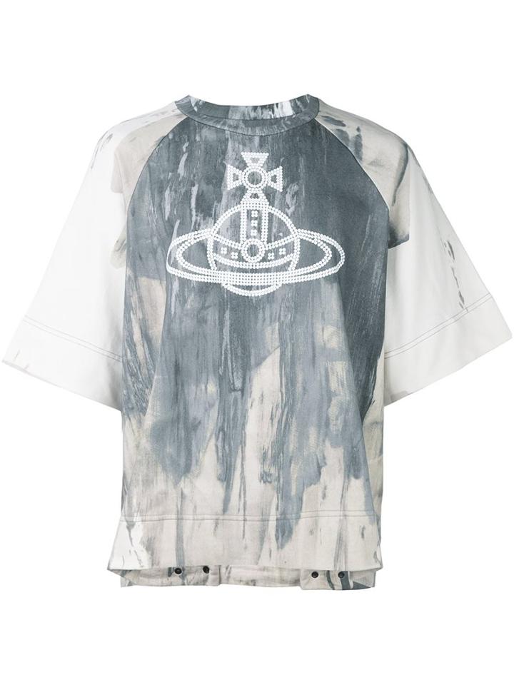 Vivienne Westwood Anglomania Logo Print Shortsleeved Sweatshirt