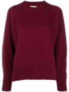 Zucca Side Slit Jumper - Red