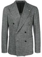 Tagliatore Checked Blazer - Black