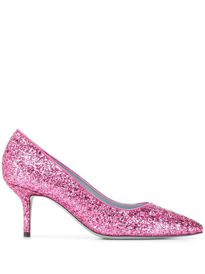 Chiara Ferragni Glitter Pumps - Pink