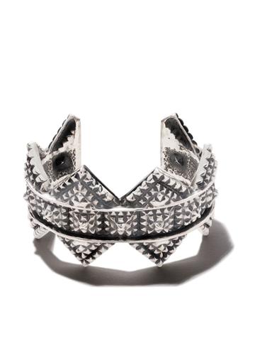 Natural Instinct Triangle Cuff - Silver