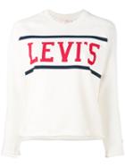 Levi's - Logo Print Sweatshirt - Women - Cotton - S, Nude/neutrals, Cotton