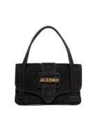 Jacquemus Black Le Sac Minho Nubuck Leather Mini Bag
