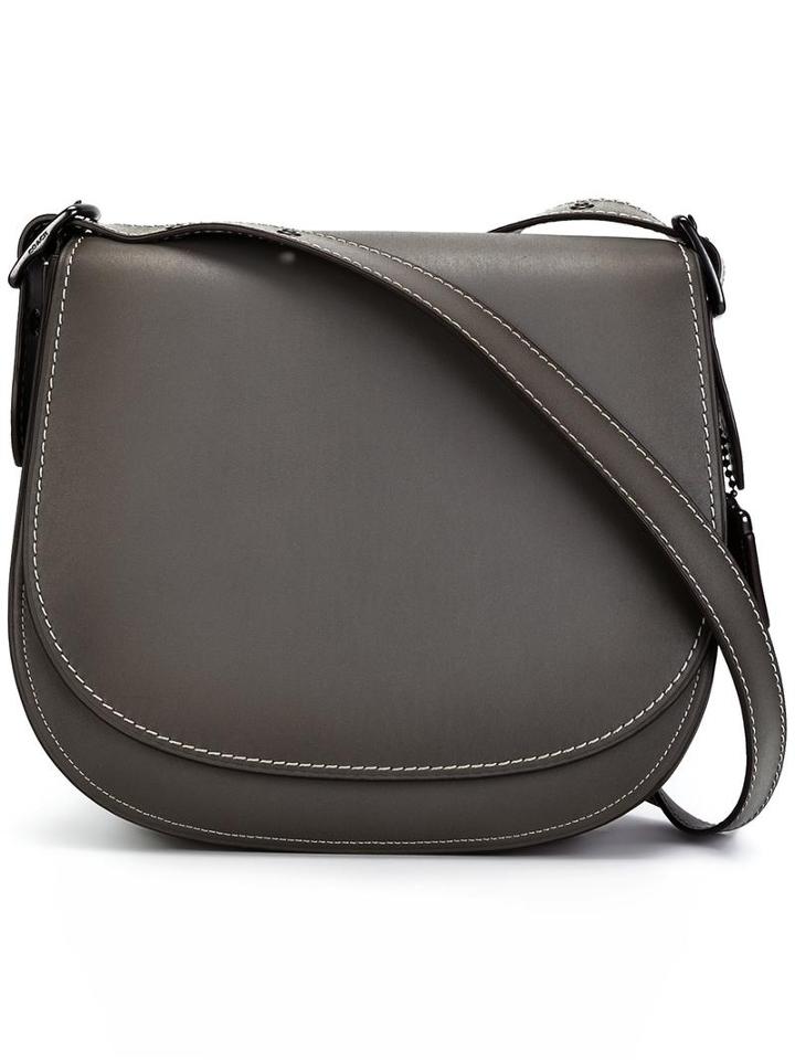 Coach Large Saddle Bag, Women's, Grey
