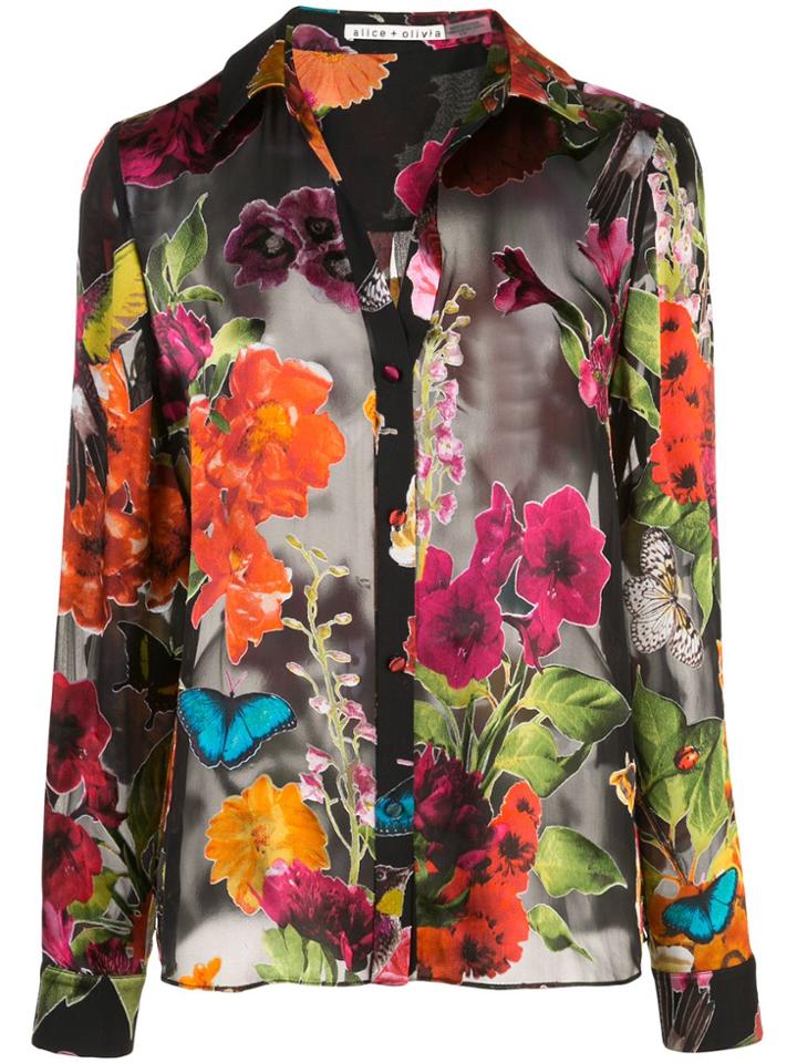 Alice+olivia Eloise Floral Blouse - Multicolour