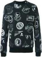 Philipp Plein 'generics' Sweatshirt, Men's, Size: Medium, Black, Cotton
