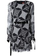 Manning Cartell Constellations Mini Dress, Women's, Size: Medium, Black, Silk