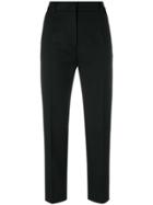 Jil Sander Cropped Tailored Trousers - Black