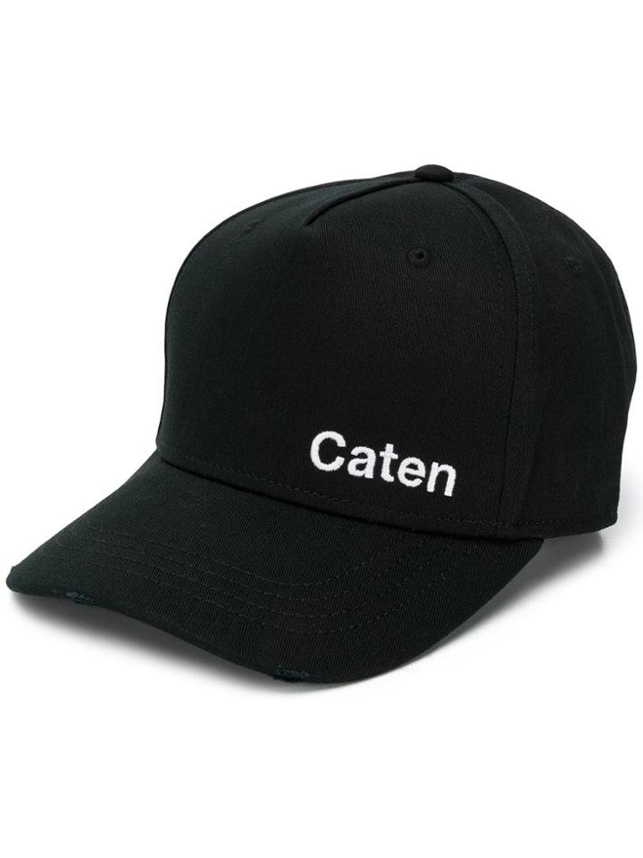 Dsquared2 Caten Embroidered Baseball Cap - Black