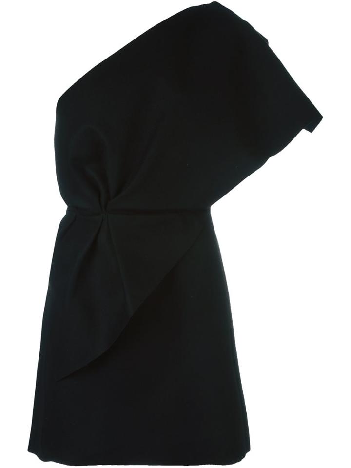 Jacquemus One-shoulder Dress, Women's, Size: 38, Black, Polyamide/spandex/elastane/virgin Wool