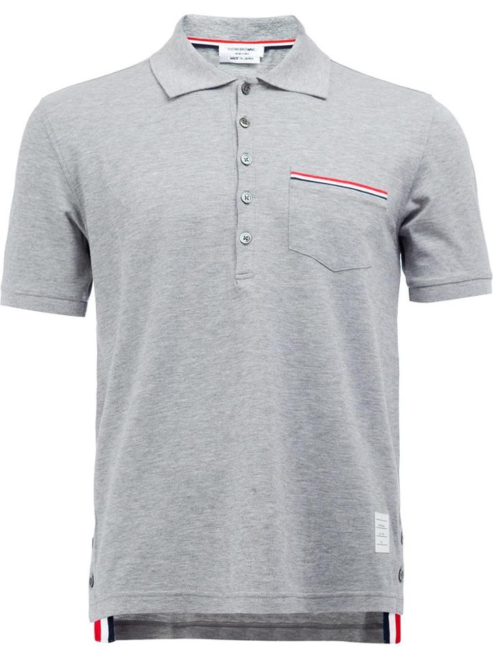 Thom Browne Classic Polo Shirt - Grey