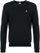 Le Coq Sportif Contrast Logo Jumper - Black