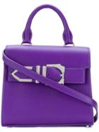 Versus Iconic Buckle Tote Bag - Pink & Purple
