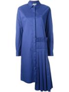 Dkny Pleated Panel Shirt Dress