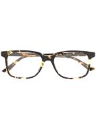Bottega Veneta Eyewear Tortoiseshell Square-frame Glasses - Black