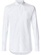 Neil Barrett Classic Shirt, Men's, Size: 42, White, Cotton
