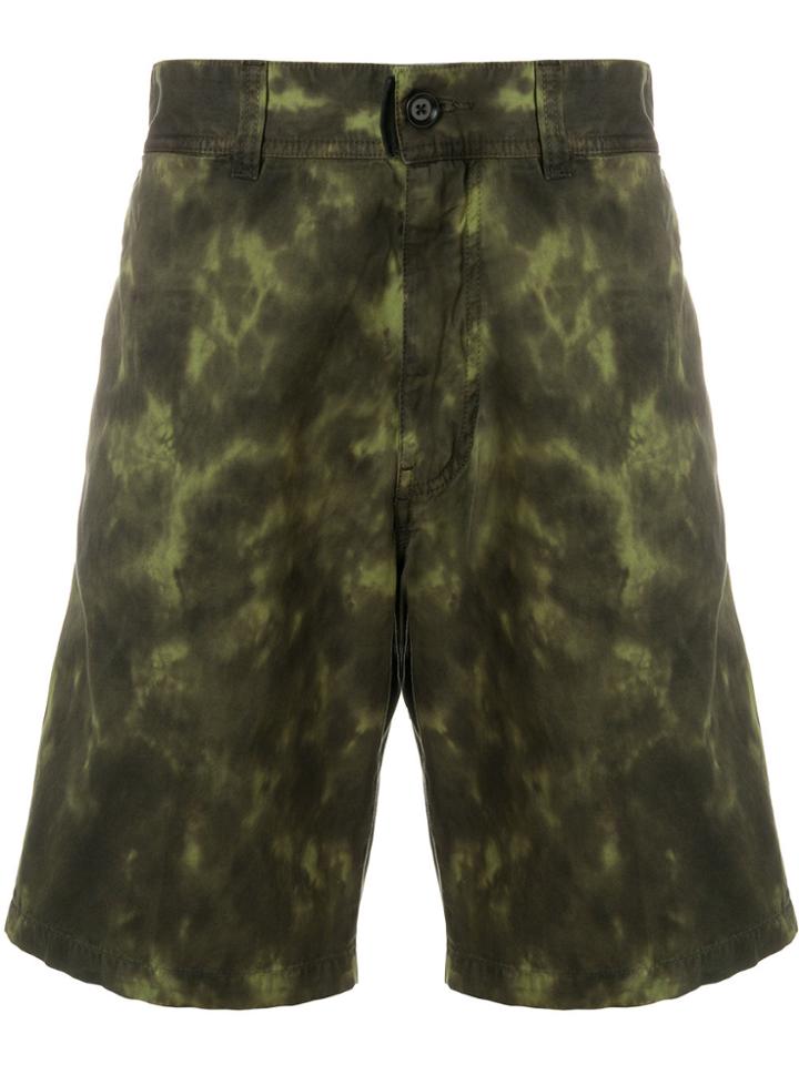 Diesel Tie-dye Cargo Shorts - Green