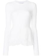 Givenchy Lace Detail Top - White