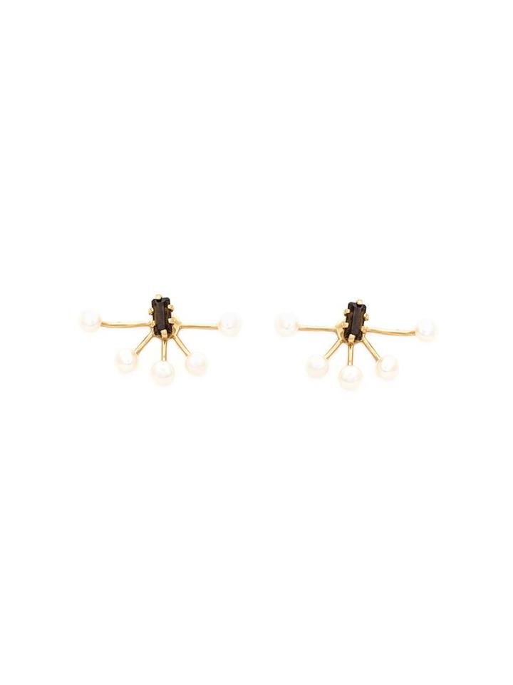 Cornelia Webb Wired Pearl Spider Earrings, Women's, Metallic