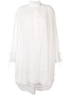 Zadig & Voltaire Fashion Show Talio Embroidered Dress - White