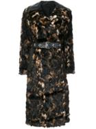Helmut Lang Embroidered Coat - Black