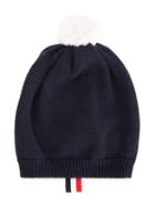 Thom Browne Kids - Classic Beanie - Kids - Cashmere - One Size, Boy's, Blue