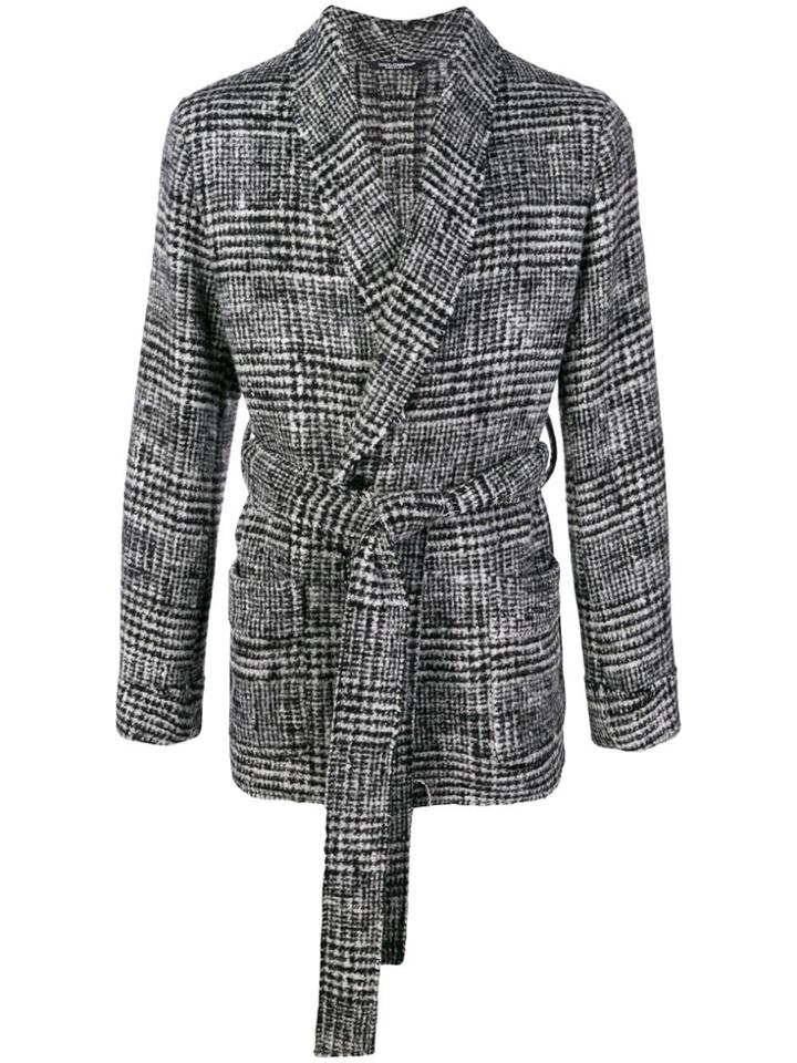 Dolce & Gabbana Tartan Cardigan - Grey