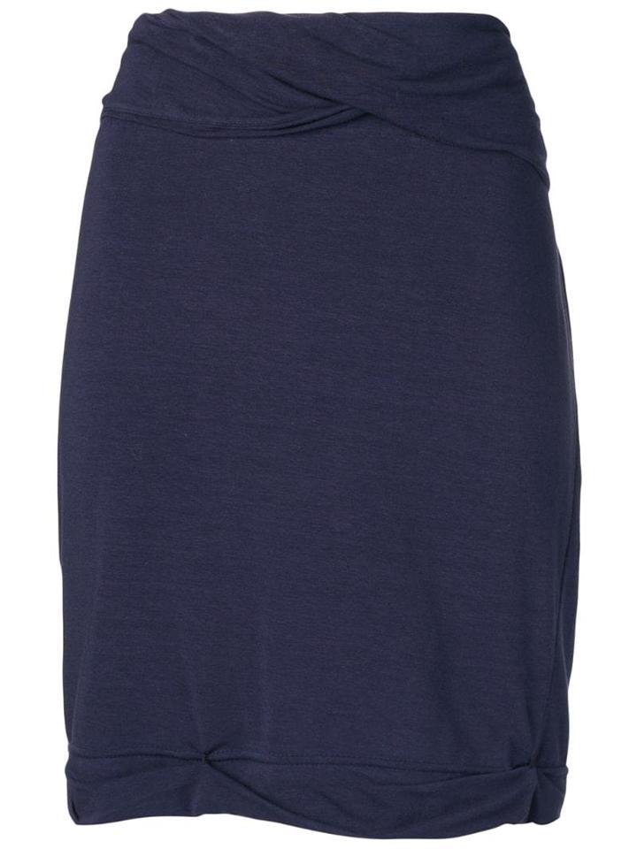 Romeo Gigli Pre-owned Draped Mini Skirt - Purple